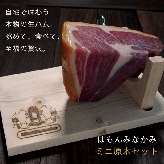 国産生ハム はもんみなかみ 原木セット 約500g ギフトボックス入